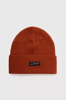 Супердрай шапка Superdry, оранжевый