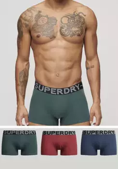 Superdry Trunk "TRUNK TRIPLE PACK" (упаковка, 3 шт.), синий