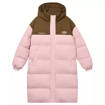 SUPEREALLY СУПЕРОЧЕНЬ стеганая куртка унисекс, Черный орфографический светлый абрикос