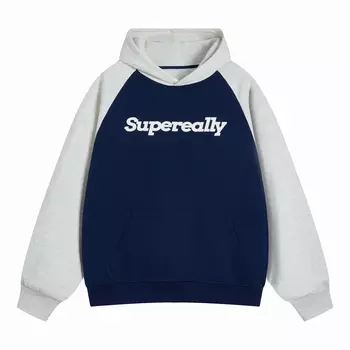 SUPEREALLY СУПЕРОЧНО толстовка унисекс, Черный