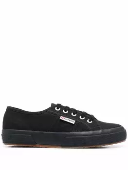 Superga кеды на шнуровке, черный