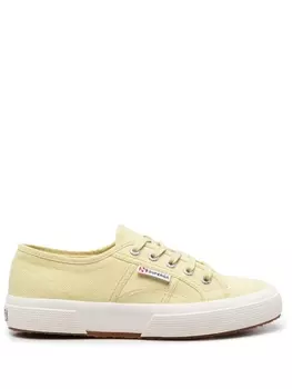 Superga кеды на шнуровке, желтый