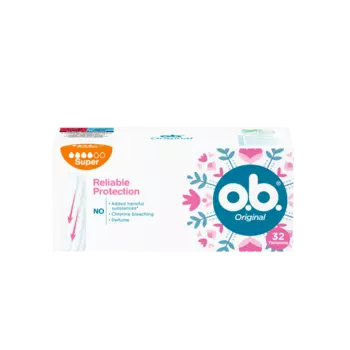 Супергигиеничные тампоны, 32 шт./1 упаковка. O.B. Original