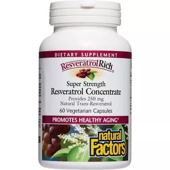 Суперконцентрат ресвератрола Natural Factors