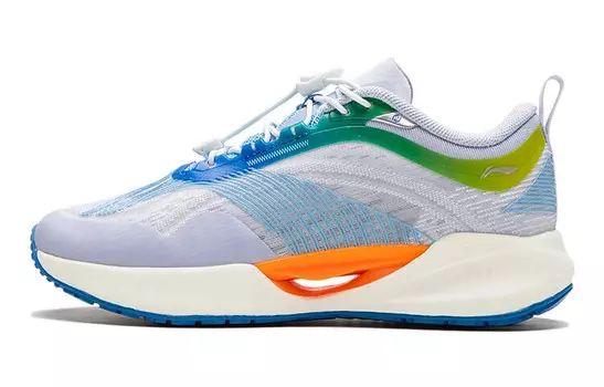 Суперлегкие 19 Детские кроссовки GS Low-top Белые/Небесно-голубые/Ярко-синие/Желтые/Зеленые/Оранжевые Lining Young