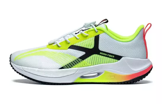 Суперлегкие 20 детские кроссовки GS Low-top белые/зеленые Lining Young