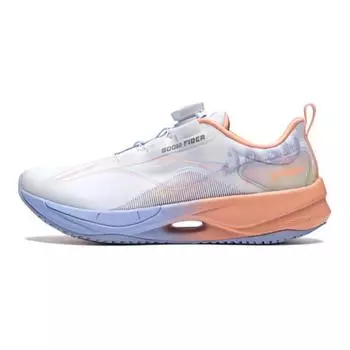 Суперлегкие 21 детские кроссовки GS Low-top Standard белые/персиковые пудровые Lining Young, белый