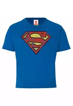 SUPERMAN Dc Comics LOGOSHIRT, синий