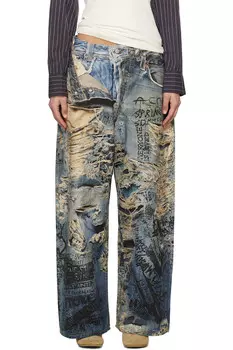 Супермешковатые джинсы 2023 Acne Studios, синий