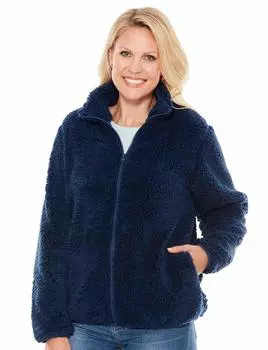 Супермягкая флисовая куртка на молнии Chums, синий