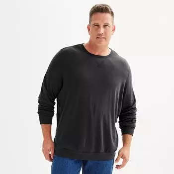 Супермягкая футболка двойной вязки Big & Tall с круглым вырезом Sonoma Goods For Life