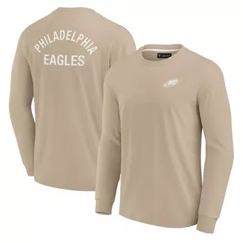Супермягкая футболка с длинными рукавами унисекс Fanatics Signature цвета хаки Philadelphia Eagles Elements, цвет Eag Beig K