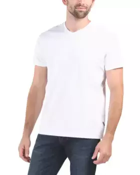 Супермягкая футболка с V-образным вырезом Kenneth Cole, белый