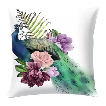 Супермягкая наволочка из ультратолстого полиэстера со скрытой молнией и розовым узором, чехол для подушки, домашний декор-D Stuttg