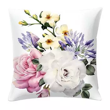 Супермягкая наволочка из ультратолстого полиэстера со скрытой молнией и розовым узором, чехол для подушки, домашний декор-C Stuttg