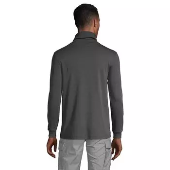 Супермягкая водолазка Supima Big & Tall Lands' End, белый