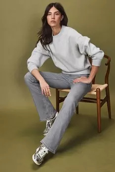 Супермягкие джинсы bootcut Next, серый