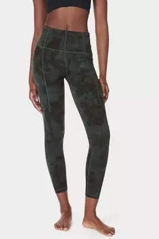 Супермягкие леггинсы для йоги Sweaty Betty, зеленый