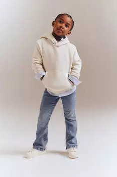 Супермягкие расклешенные джинсы H&M, синий