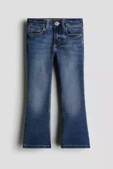 Супермягкие расклешенные джинсы H&M, синий