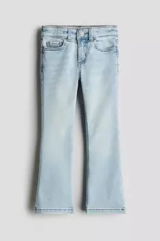 Супермягкие расклешенные джинсы H&M, синий