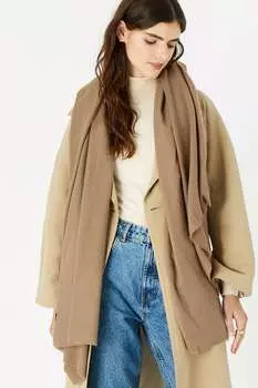 Супермягкий шарф Wells Accessorize, коричневый