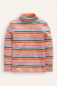 Супермягкий топ с отворотом Boden, зеленый