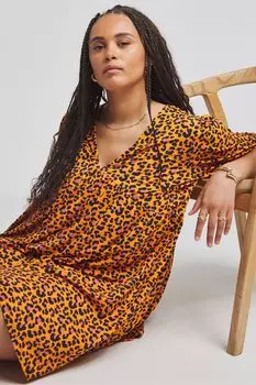 Супермягкое свободное платье Simply Be, оранжевый