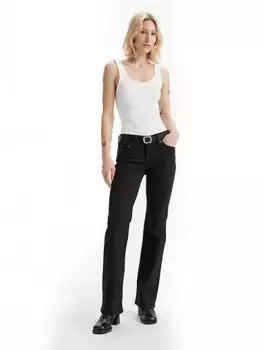Супернизкие женские джинсы bootcut Levi's, черный