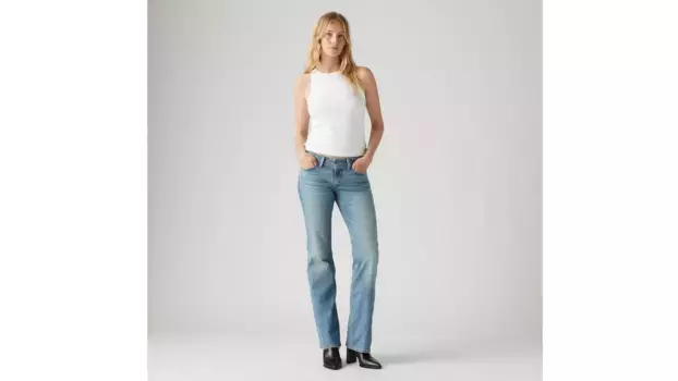 Супернизкие женские джинсы bootcut Levi's, цвет Medium Wash