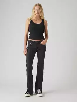 Супернизкие женские джинсы со швами Levi's, черный