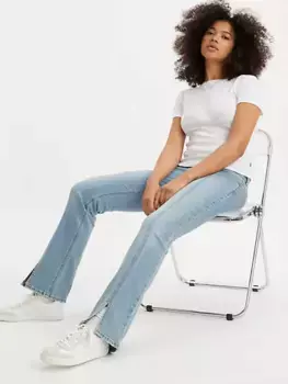 Супернизкие женские джинсы со швами Levi's, цвет The Small Idea - Medium Wash