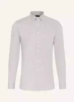 Супероблегающая рубашка Olymp, коричневый