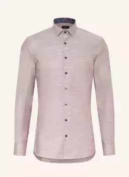 Супероблегающая рубашка Olymp, коричневый