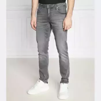 Супероблегающие джинсы Chris Guess, серый