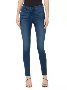 Супероблегающие джинсы до щиколотки barbara стрейч с высокой посадкой Hudson Eternal