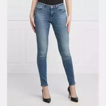 Супероблегающие джинсы средняя талия Guess, синий