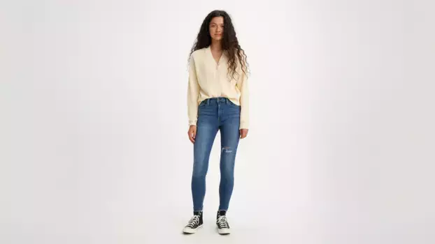 Супероблегающие женские джинсы 720 с высокой посадкой Levi's, цвет Oh Snap - Dark Wash