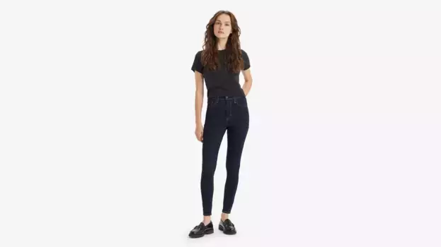 Супероблегающие женские джинсы 720 с высокой посадкой Levi's, цвет Don't Let It Go - Dark Wash