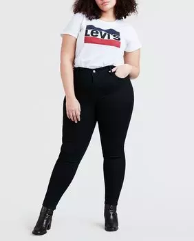 Супероблегающие женские джинсы 720™ с высокой посадкой. высокий рост Levi's, черный