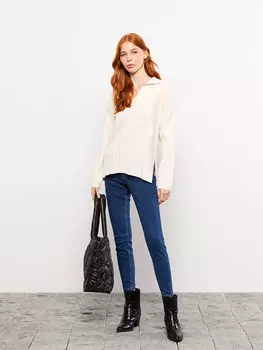 Супероблегающие женские джинсы Rodeo с высокой талией и карманами LCW Jeans