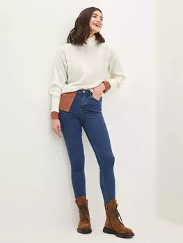 Супероблегающие женские джинсы Rodeo с высокой талией и карманами LCW Jeans