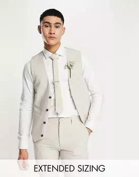 Супероблегающий жилет с камнем ASOS DESIGN
