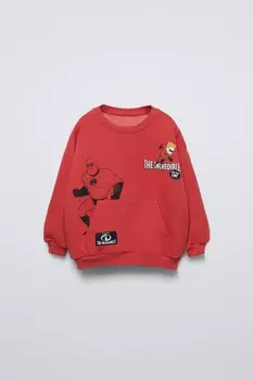 Суперсемейка disney pixar толстовка ZARA, красный
