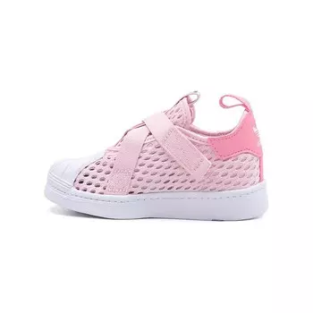 SUPERSTAR 360 Детская обувь для малышей, кроссовки Adidas Originals, розовый/белый