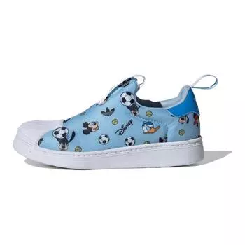 SUPERSTAR 360 Детские кроссовки для скейтбординга, низкие, синие Adidas Originals, синий