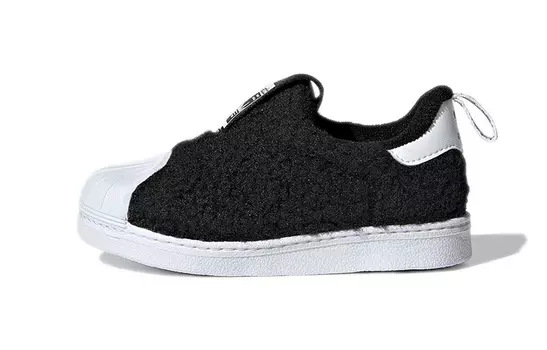 SUPERSTAR 360 Детские кроссовки TD Low-top Carbon Black/White Adidas Originals