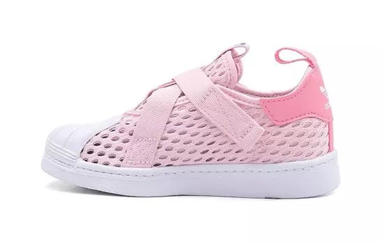 SUPERSTAR 360 Kids" Скейтбординг Обувь для дошкольников Adidas Originals, розовый/белый