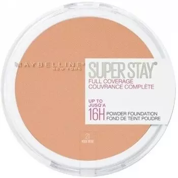 Superstay 16H Тональная пудра 332 Золотой, Maybelline New York