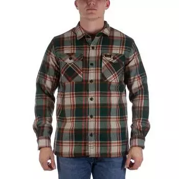 Суперсухая винтажная рубашка из мельничной шерсти Superdry, зеленый